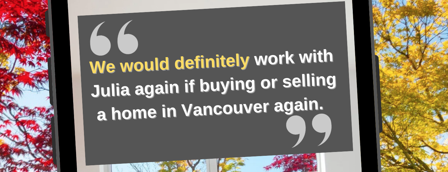 Another 5 Star Review for West Vancouver Realtor, Julia Stauffer